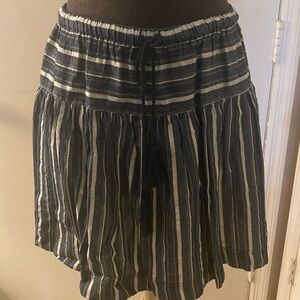 Striped flirty mini skirt(never worn). Brand-Dylan. Size small. NWT
